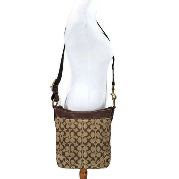 Vintage Coach Duffle Shoulder Crossbody Bag Y2K - Picture 3 of 16